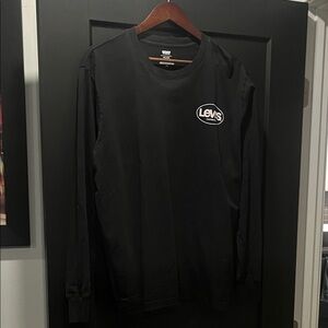 Levi's Classic Black Long Sleeve Tee